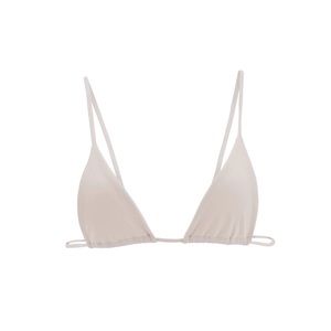 Davis Active beige triangle bikini top